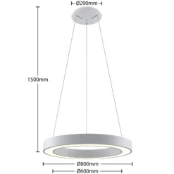 Arcchio Sharelyn lámpara colgante LED, Ø 80cm