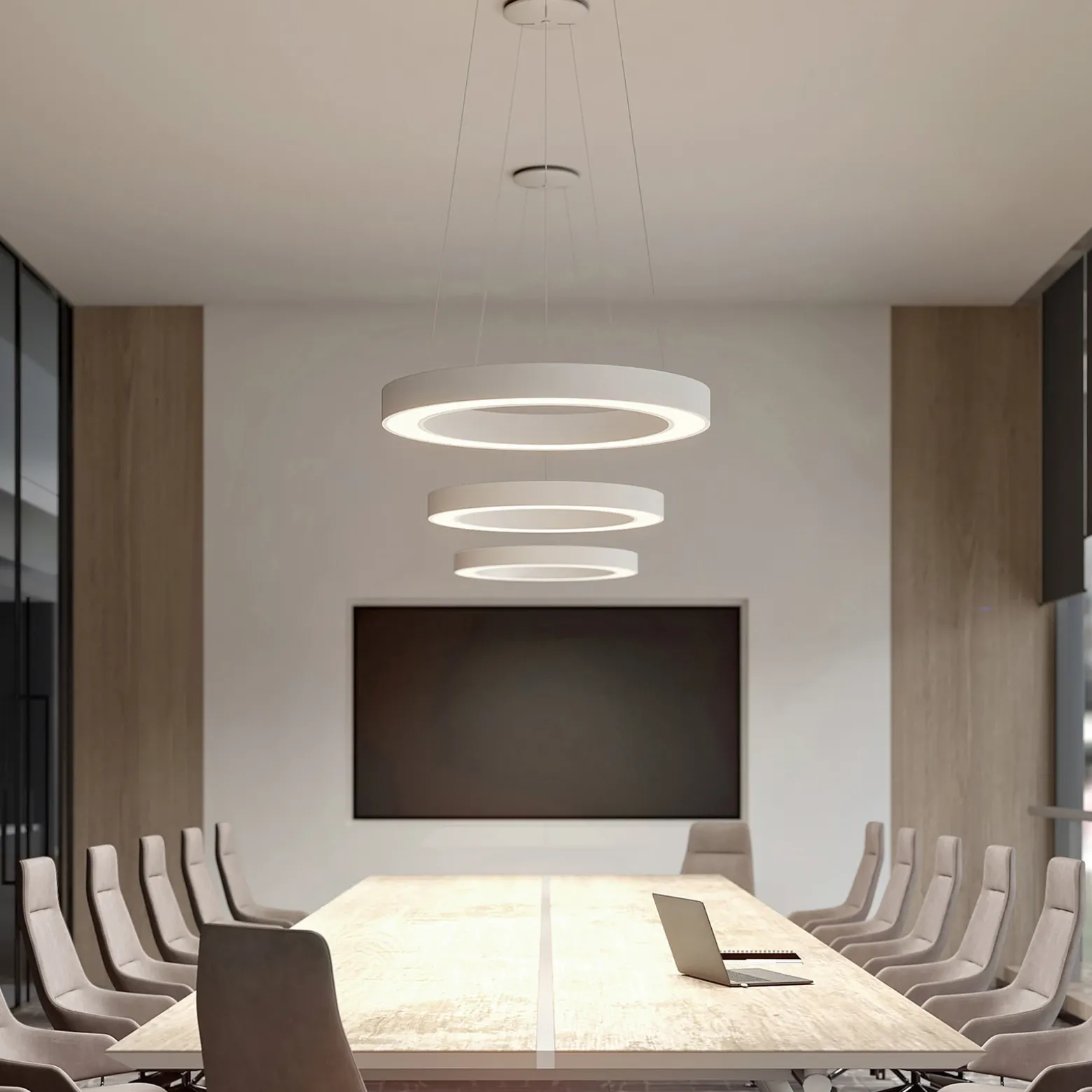 Arcchio Sharelyn lámpara colgante LED, Ø 80cm