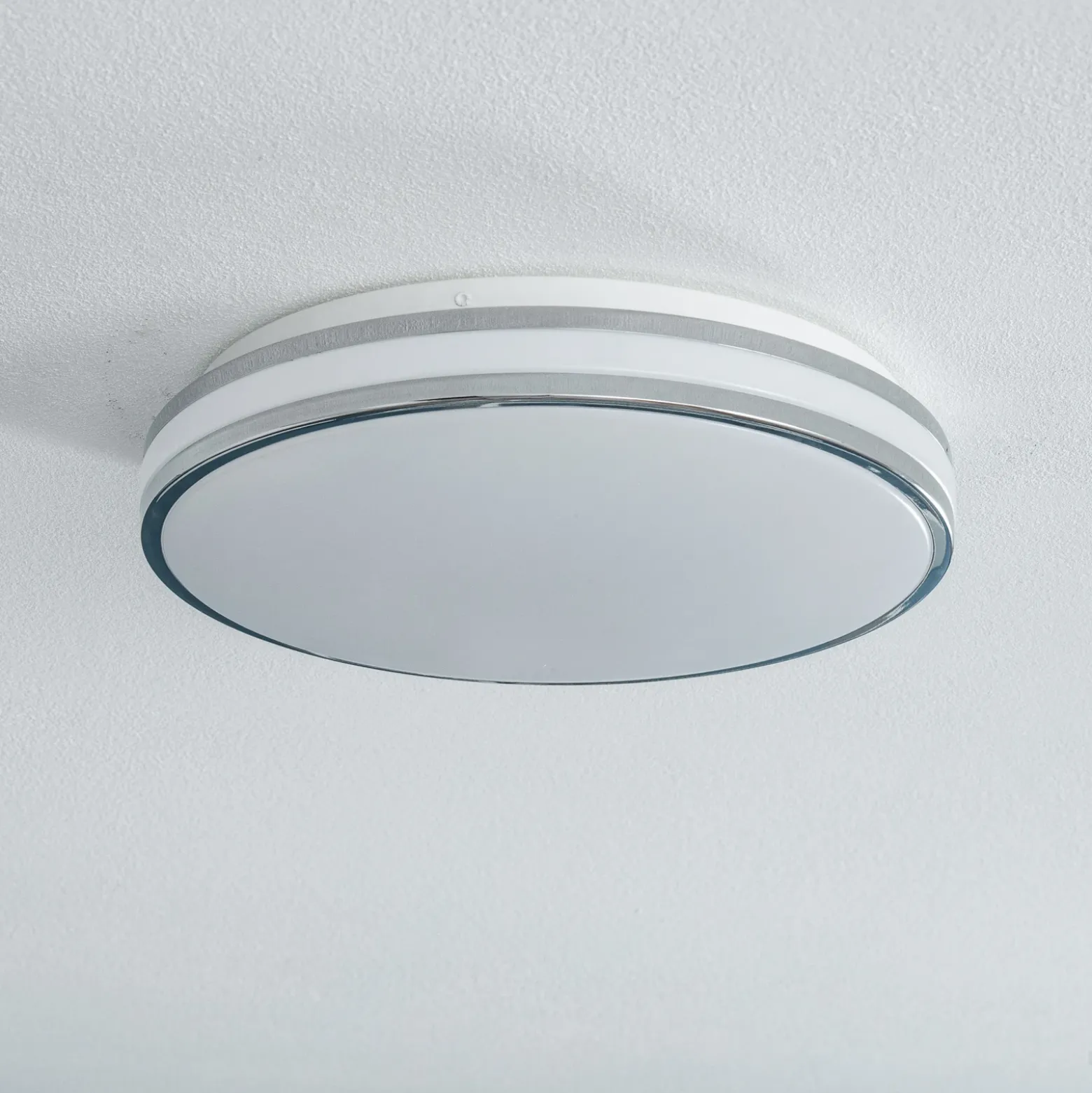 Arcchio Sinovu Lámpara de techo para baño LED, cromo, 34 cm