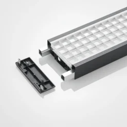 Arcchio Susi lámpara colgante LED de oficina, negro, 120cm, 4000K, DALI