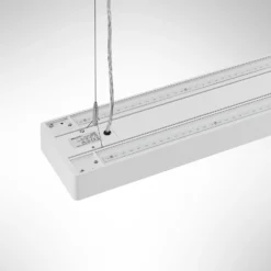 Arcchio Susi lámpara colgante LED de oficina, blanca, 120 cm, 4.000K, DALI