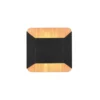 Arino aplique de pared LED, negro, ancho 12,2 cm