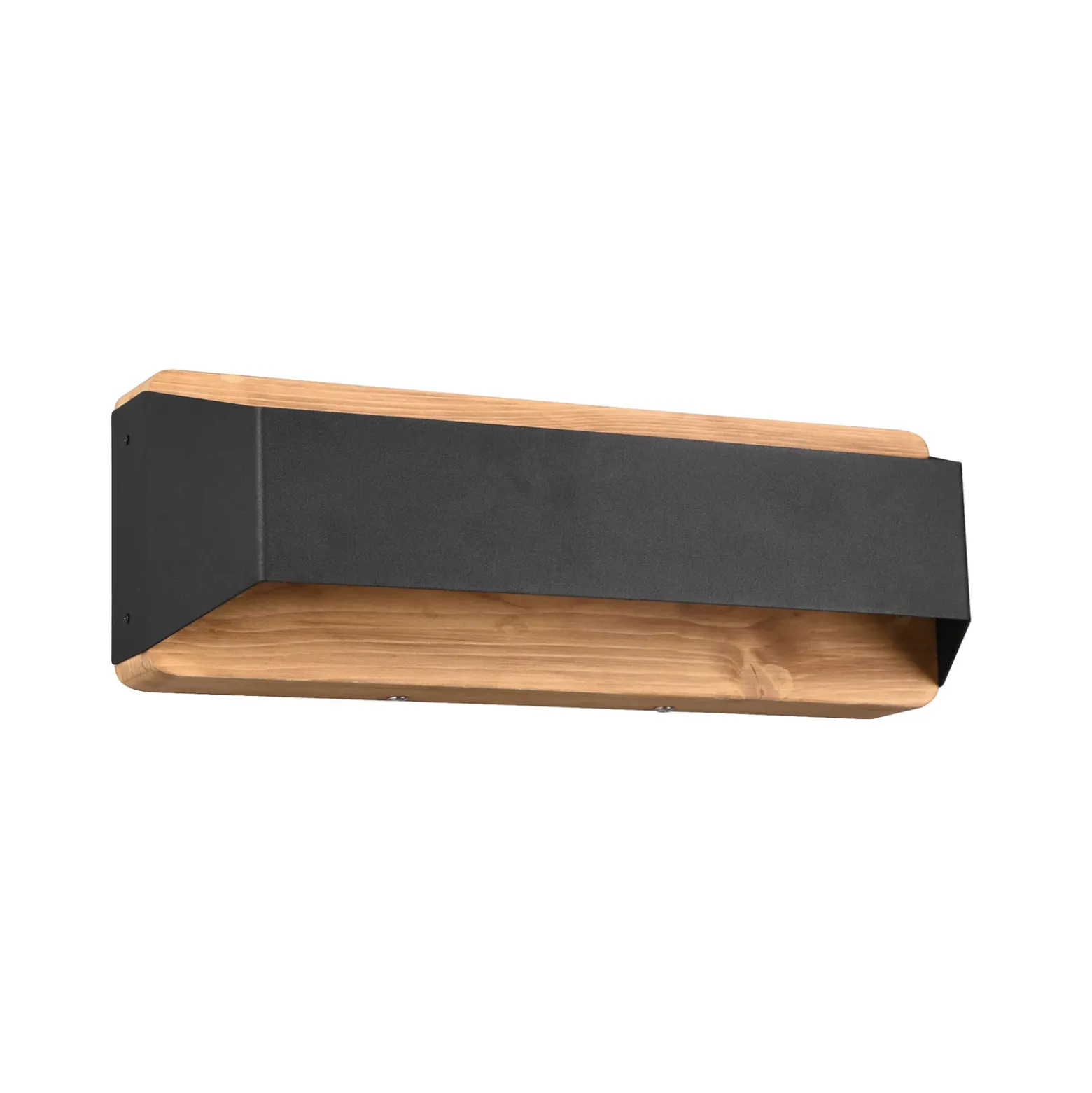 Arino aplique de pared LED, negro, ancho 35,2 cm