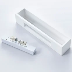 Arya aplique de pared, arriba/abajo, blanco, escayola, G9, 2 luces, pintable