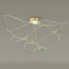 Axolight Hoops 3 LED plafón, oro