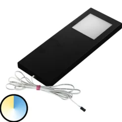 Bajo mueble LED Dynamic Slim-Pad F 1 ud negro