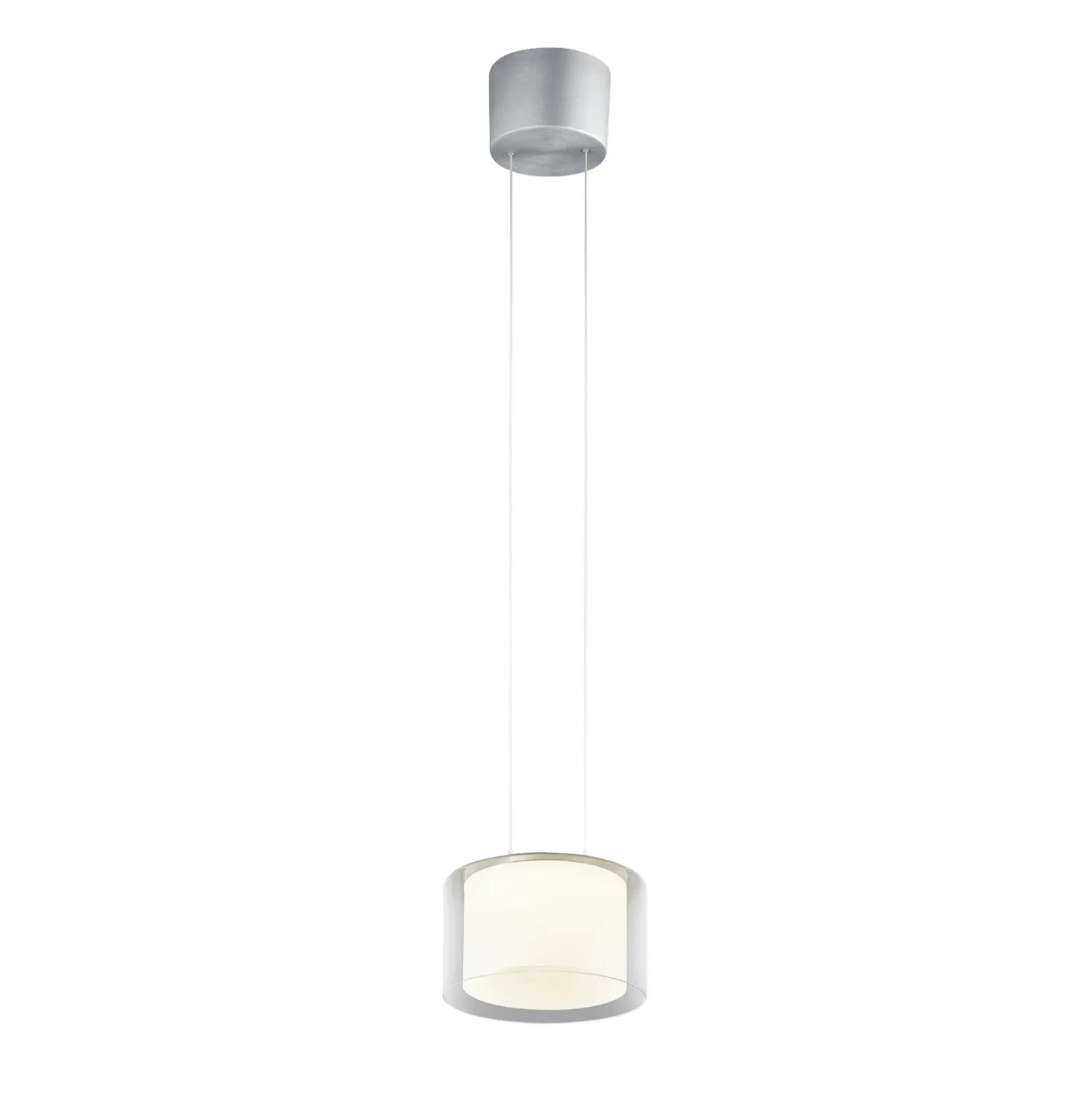 BANKAMP Grand Clear Lámpara colgante LED, 1 luz, Ø 20 cm
