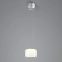 BANKAMP Grand Clear Lámpara colgante LED, 1 luz, Ø 20 cm