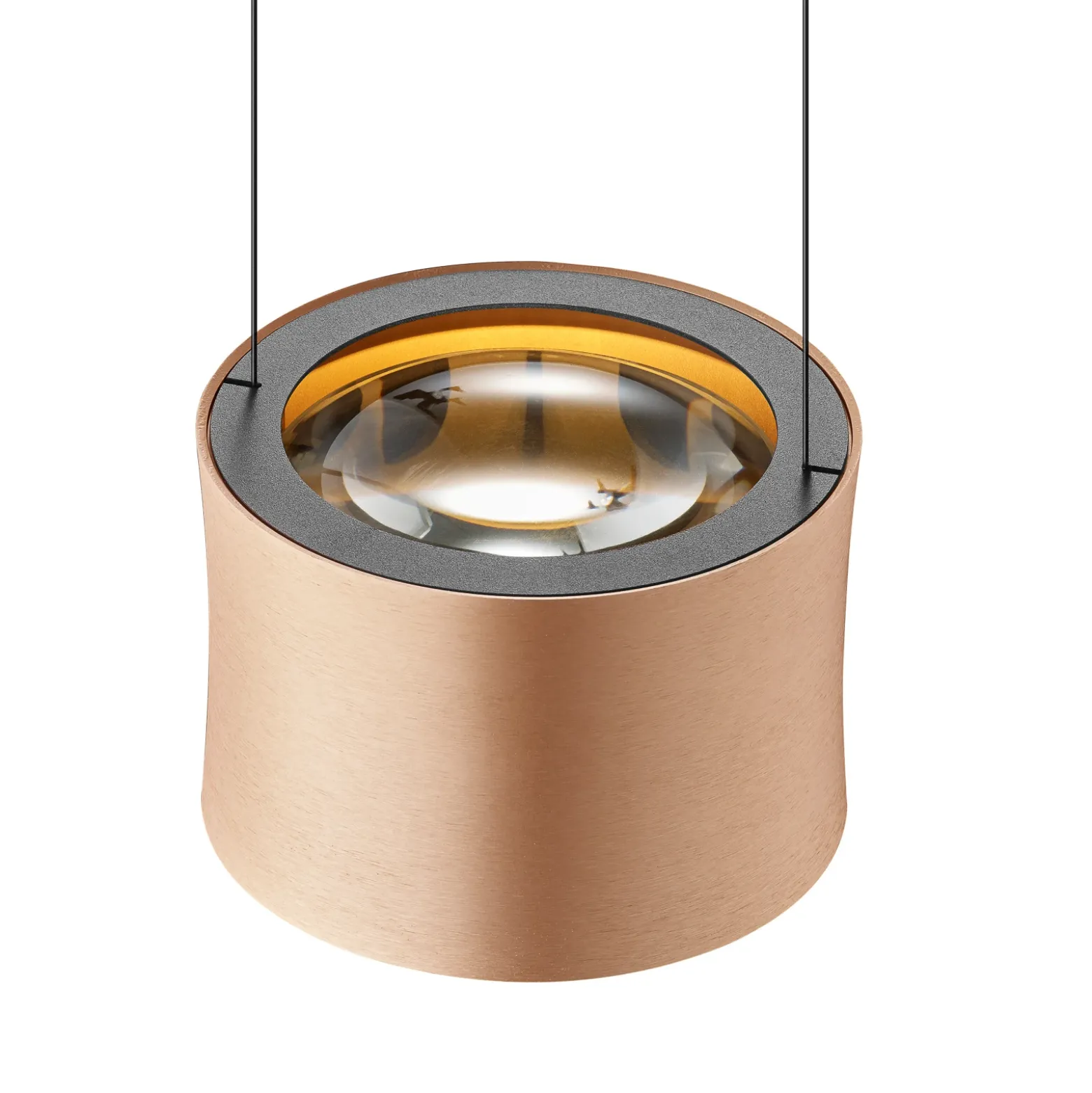BANKAMP Impulse colgante LED 3 luz oro rosado