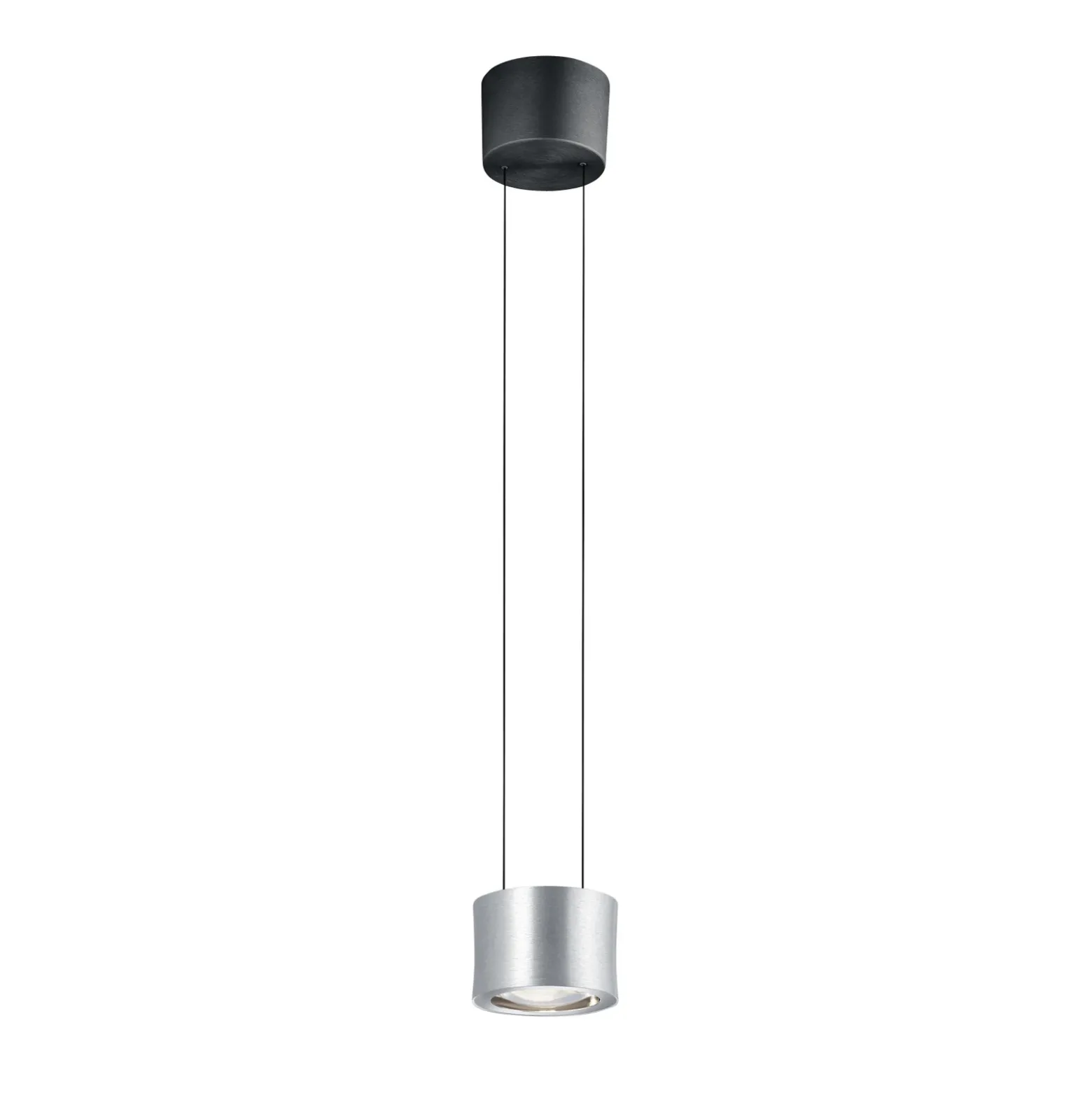 BANKAMP Impulse Flex colgante LED 1 luz níquel
