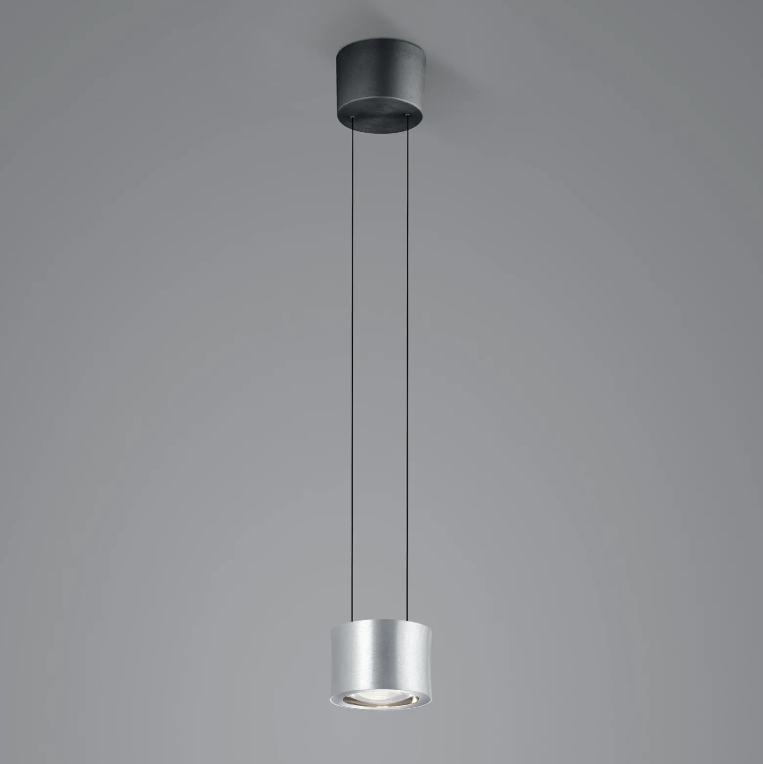 BANKAMP Impulse Flex colgante LED 1 luz níquel