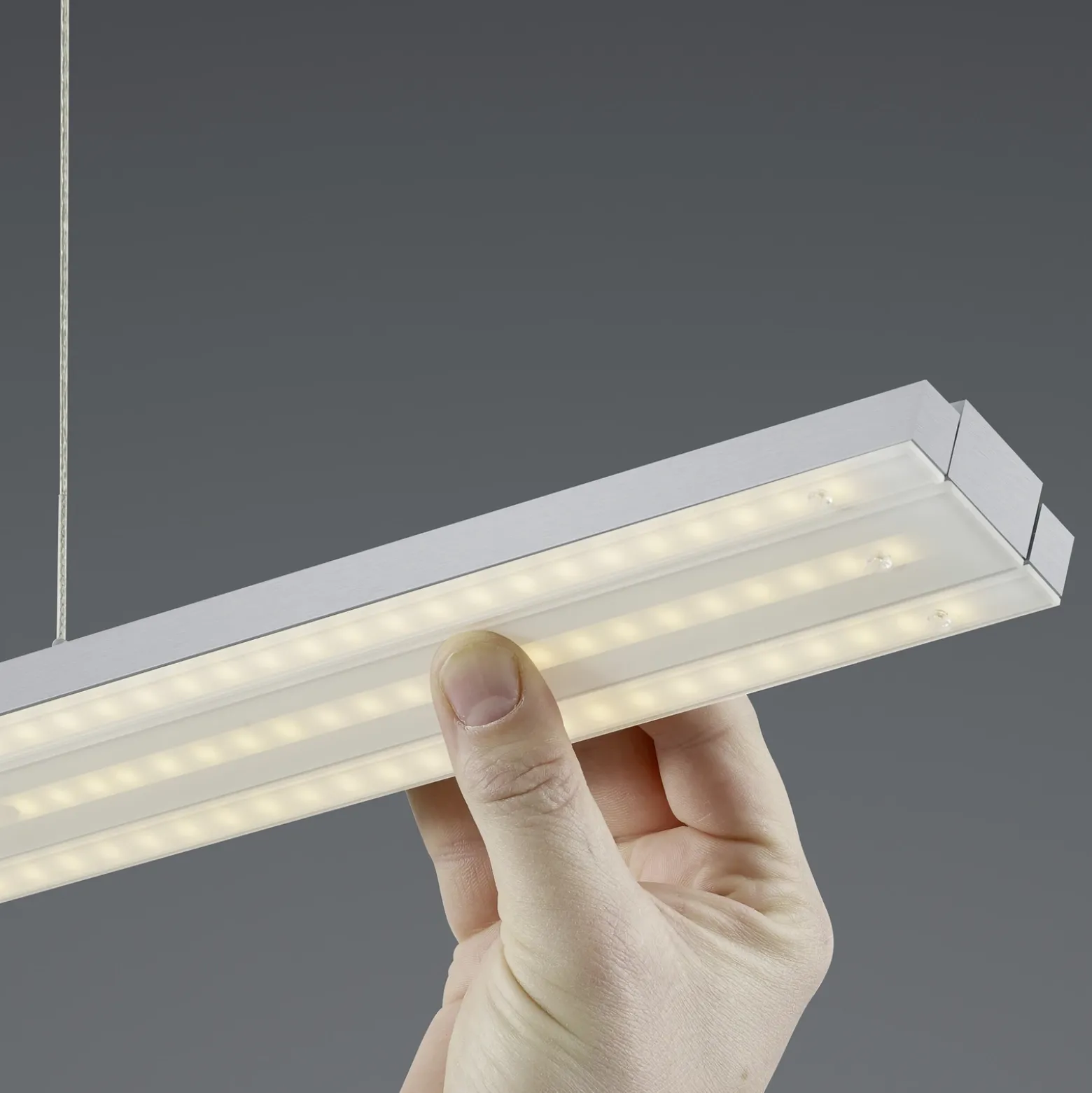 BANKAMP Lightline V3 flex LED up/down aluminio