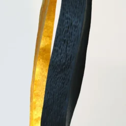 Barbone lámpara de pie, marrón-negro, oro