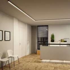 Barra de luz LED Linion de Paulmann, cromada, 150 cm, 3000 K