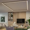 Barra de luz LED Linion de Paulmann, negra, 100 cm, 3000 K