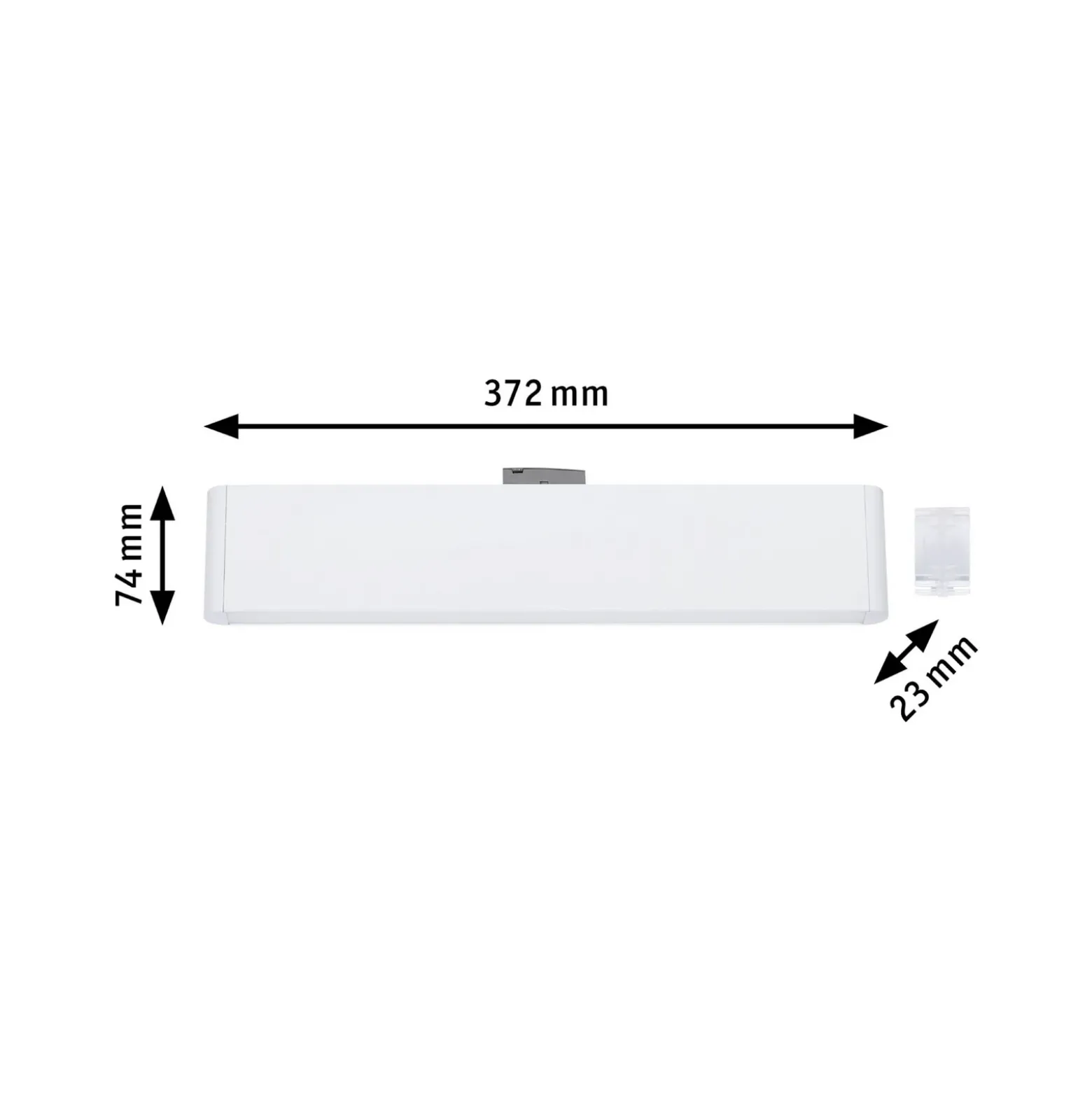 Barra de luz LED Paulmann URail Ceris, 3000 K, aluminio, atenuable