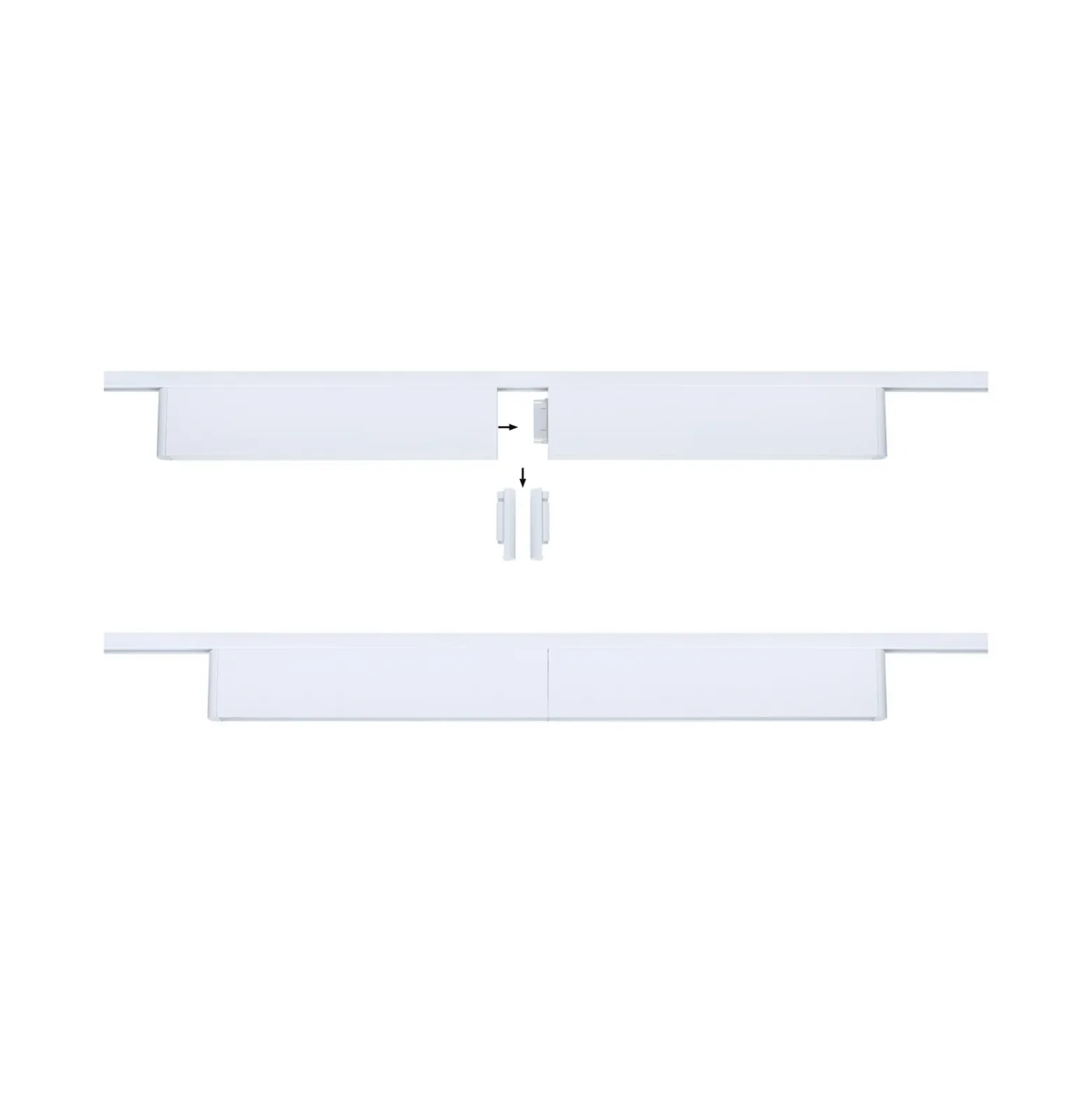 Barra de luz LED Paulmann URail Ceris, 3000 K, aluminio, atenuable