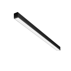 Barra de luz LED SLC CLICK, negra, 140 cm, CCT, DALI, IP20