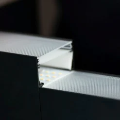 Barra de luz LED SLC CLICK, negra, 112 cm, CCT, DALI, IP20