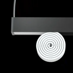 Barra de luz LED SLC CLICK, negra, 112 cm, CCT, DALI, IP20