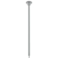 Barra de montaje para carril DUOline, titanio, 25cm