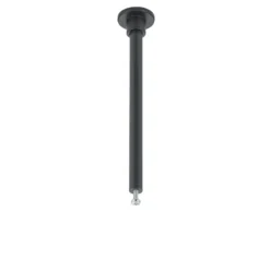 Barra de montaje para carril DUOline, negra, 12,5 cm