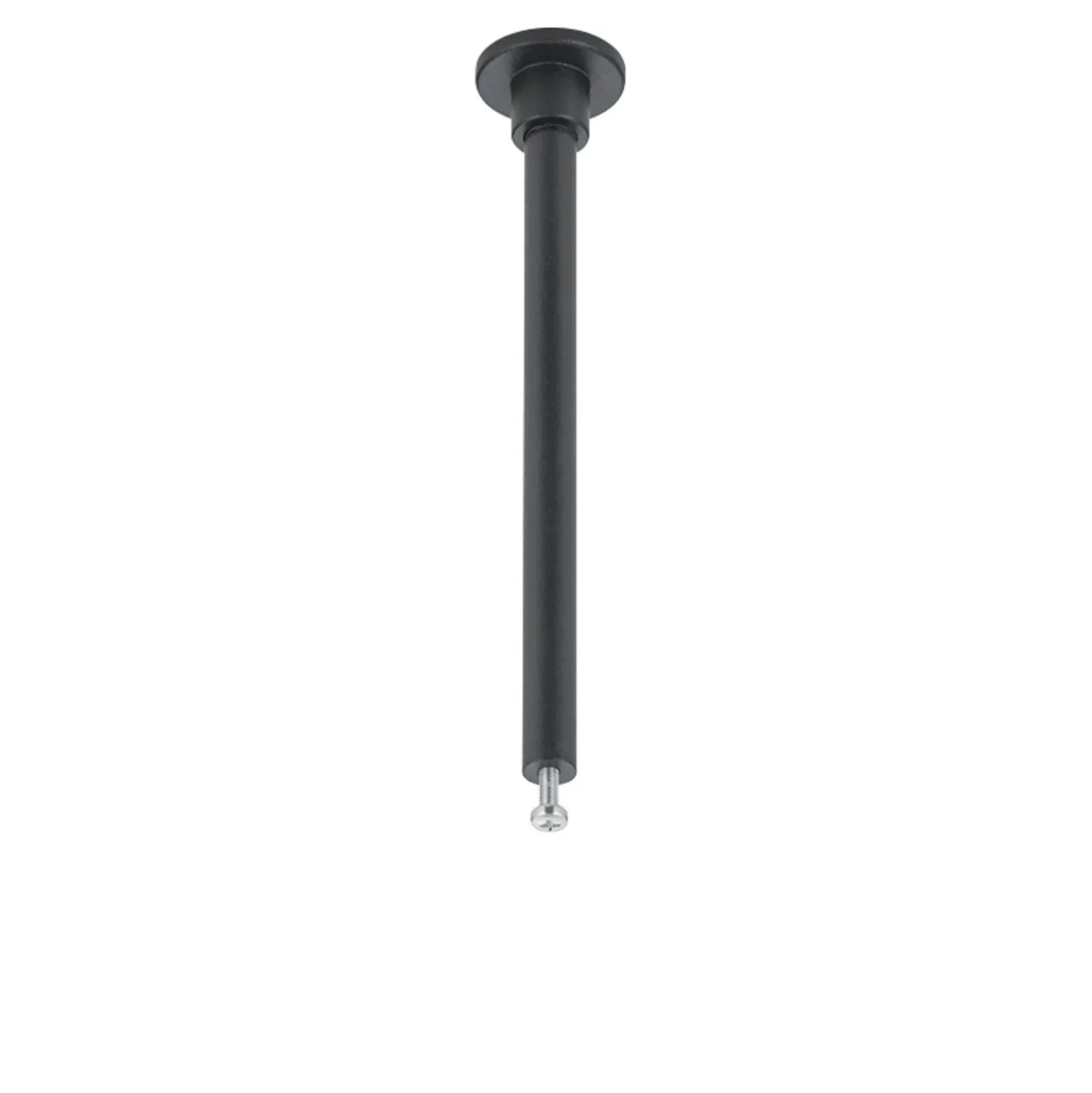 Barra de montaje para carril DUOline, negra, 12,5 cm