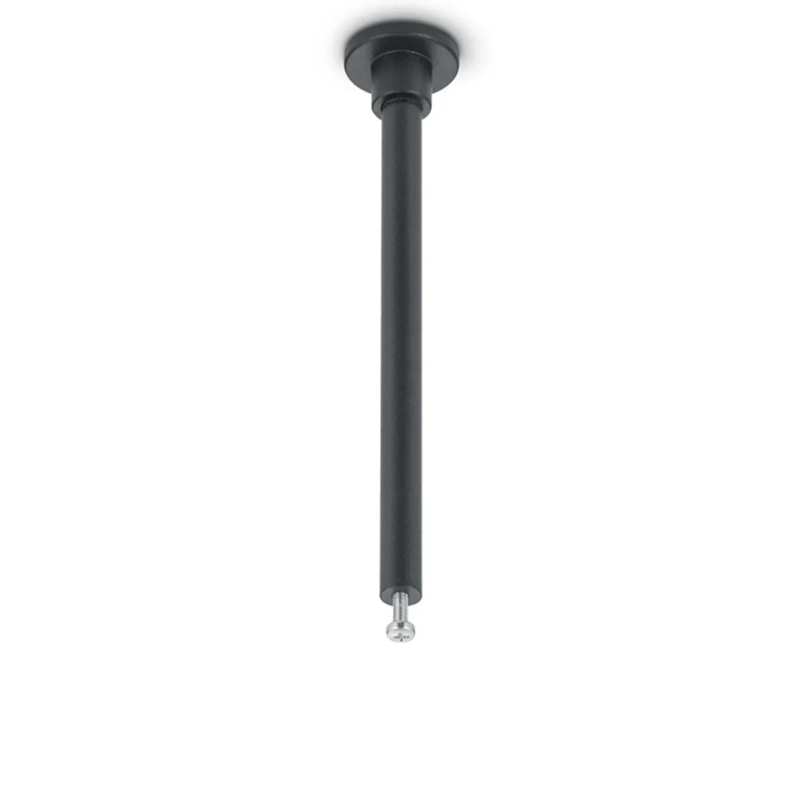 Barra de montaje para carril DUOline, negra, 12,5 cm