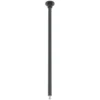 Barra de montaje para carril DUOline, negra, 25cm