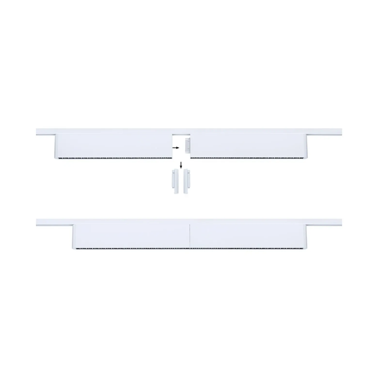 Barra LED Paulmann URail Zelos, 3000 K, blanco señal, atenuable
