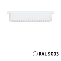 Barra LED Paulmann URail Zelos, 3000 K, blanco señal, atenuable