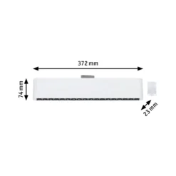 Barra LED Paulmann URail Zelos, 4000 K, blanco señal, atenuable