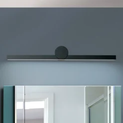 Beauty lámpara de espejo LED, anchura 61cm, negro