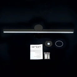 Beauty lámpara de espejo LED, anchura 61cm, negro