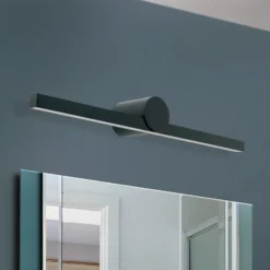 Beauty lámpara de espejo LED, anchura 61cm, negro