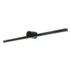Beauty lámpara de espejo LED, anchura 101cm, negro