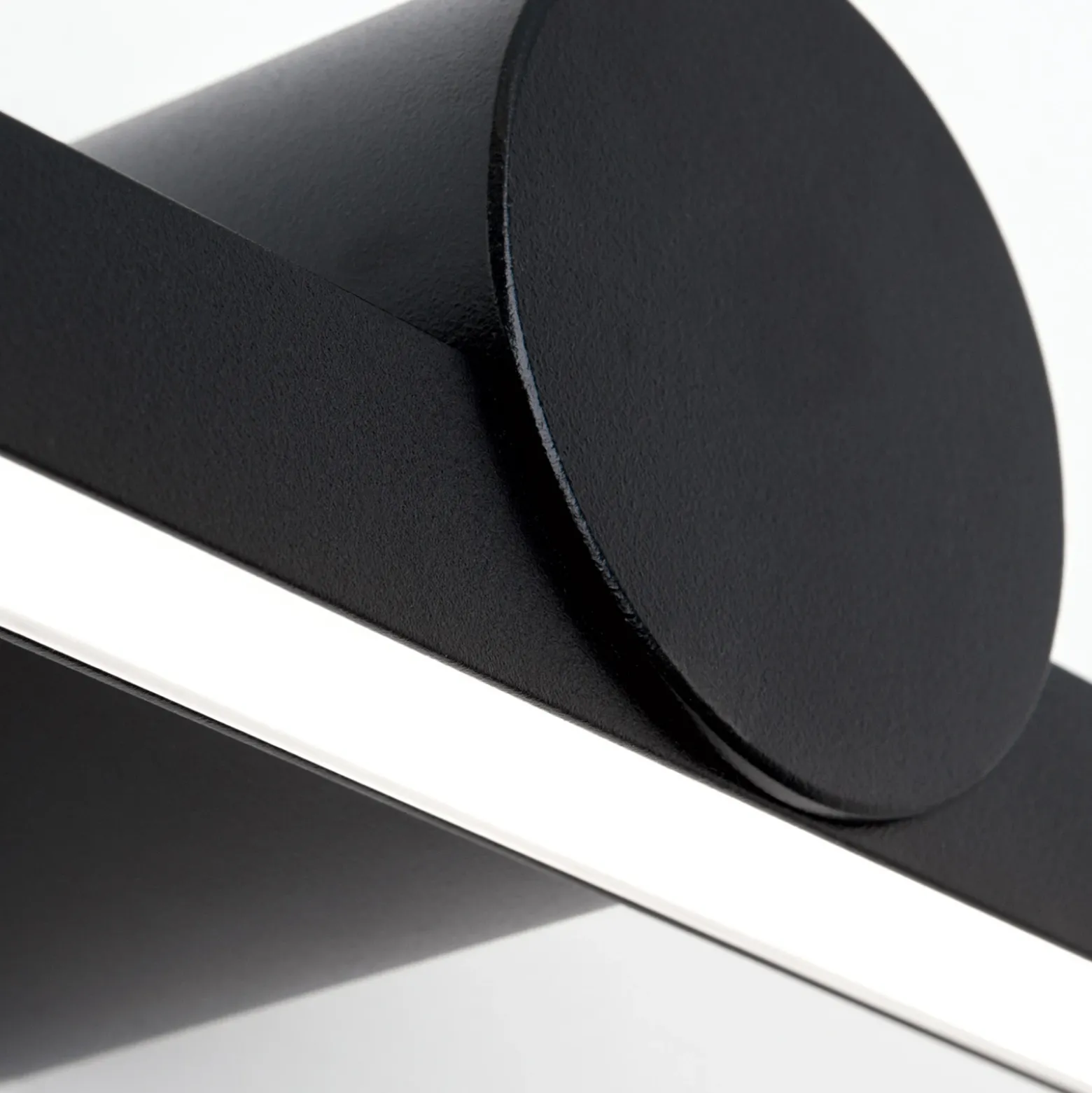 Beauty lámpara de espejo LED, anchura 101cm, negro