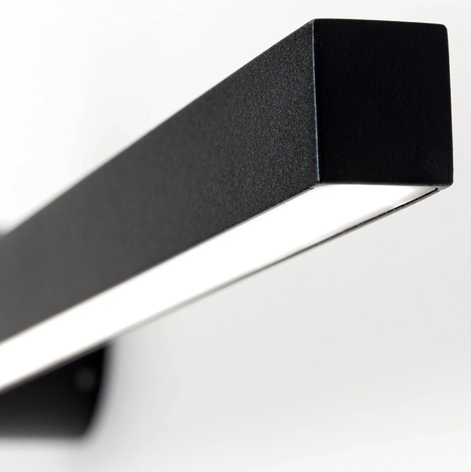 Beauty lámpara de espejo LED, anchura 101cm, negro