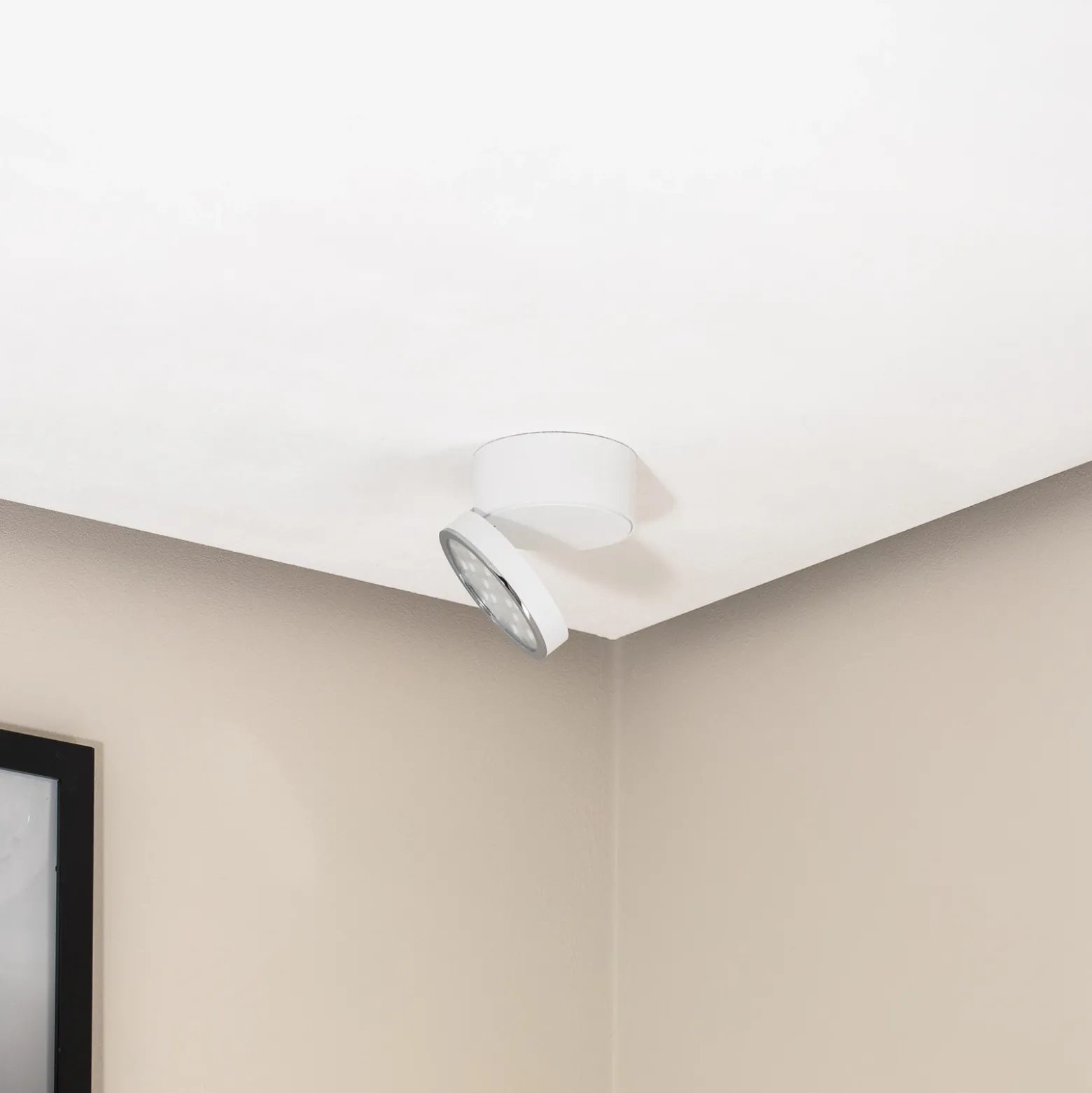 Bega LED downlight 51312.1, blanco, metal DALI orientable