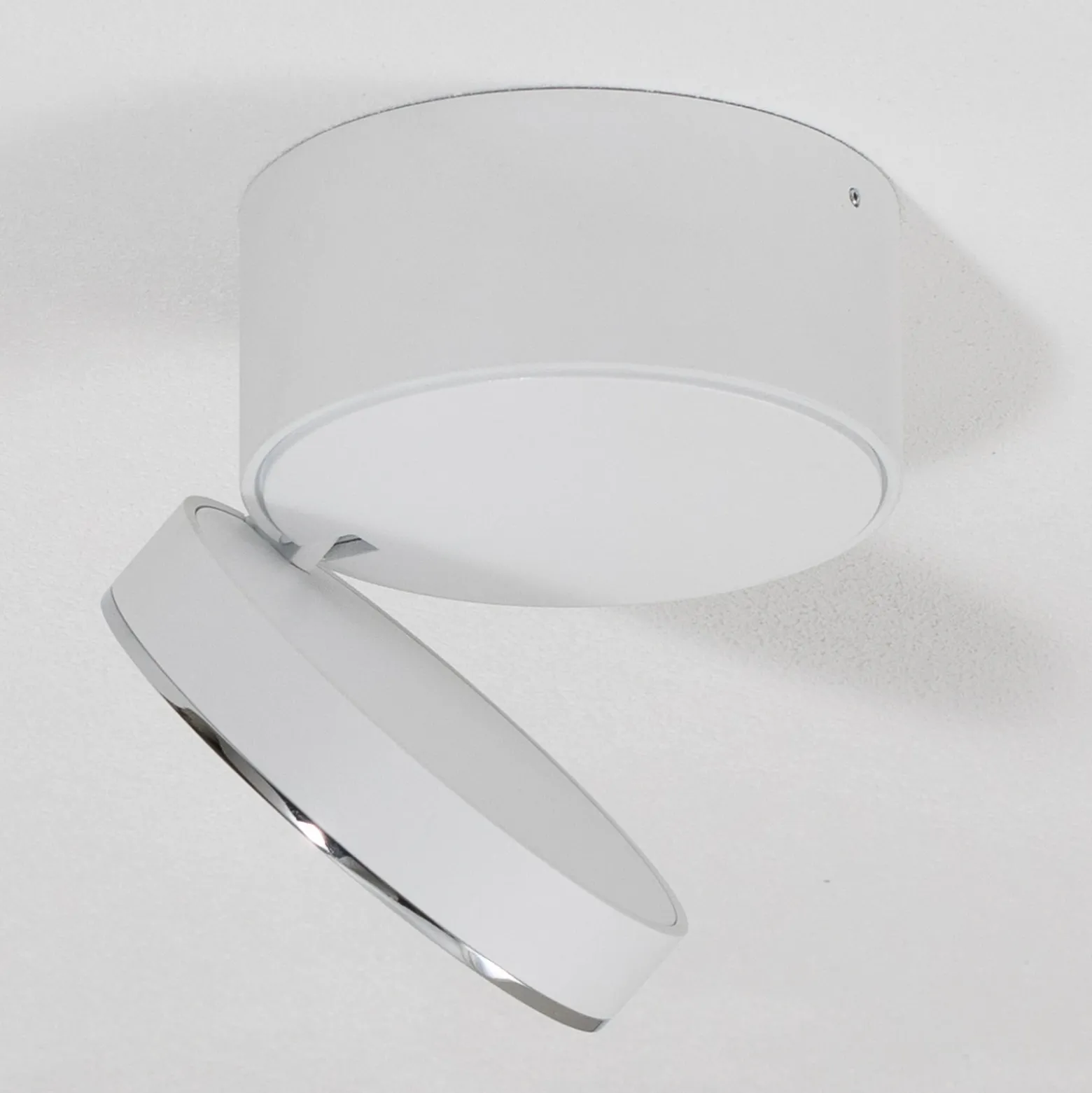 Bega LED downlight 51312.1, blanco, metal DALI orientable