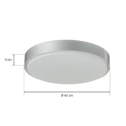 Bega 34279 Plafón LED, aluminio, Ø 42 cm, DALI