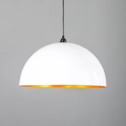 Berceste 236-S lámpara colgante Ø60cm blanco/oro