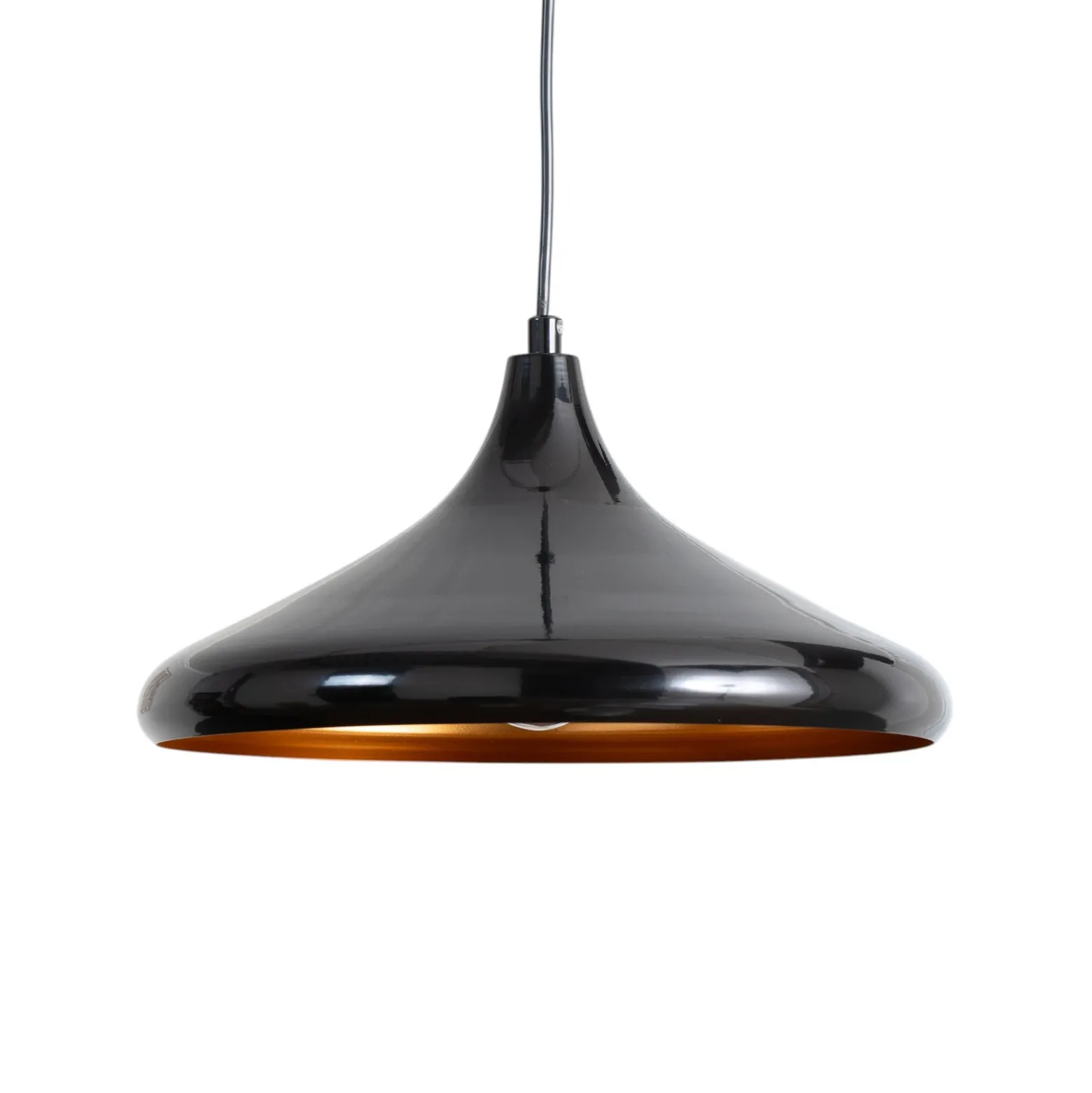 Berceste 207-S lámpara colgante Ø35cm negro/oro