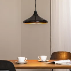 Berceste 207-S lámpara colgante Ø35cm negro/oro