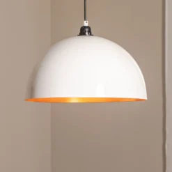 Berceste 232-S lámpara colgante Ø40cm blanco/oro