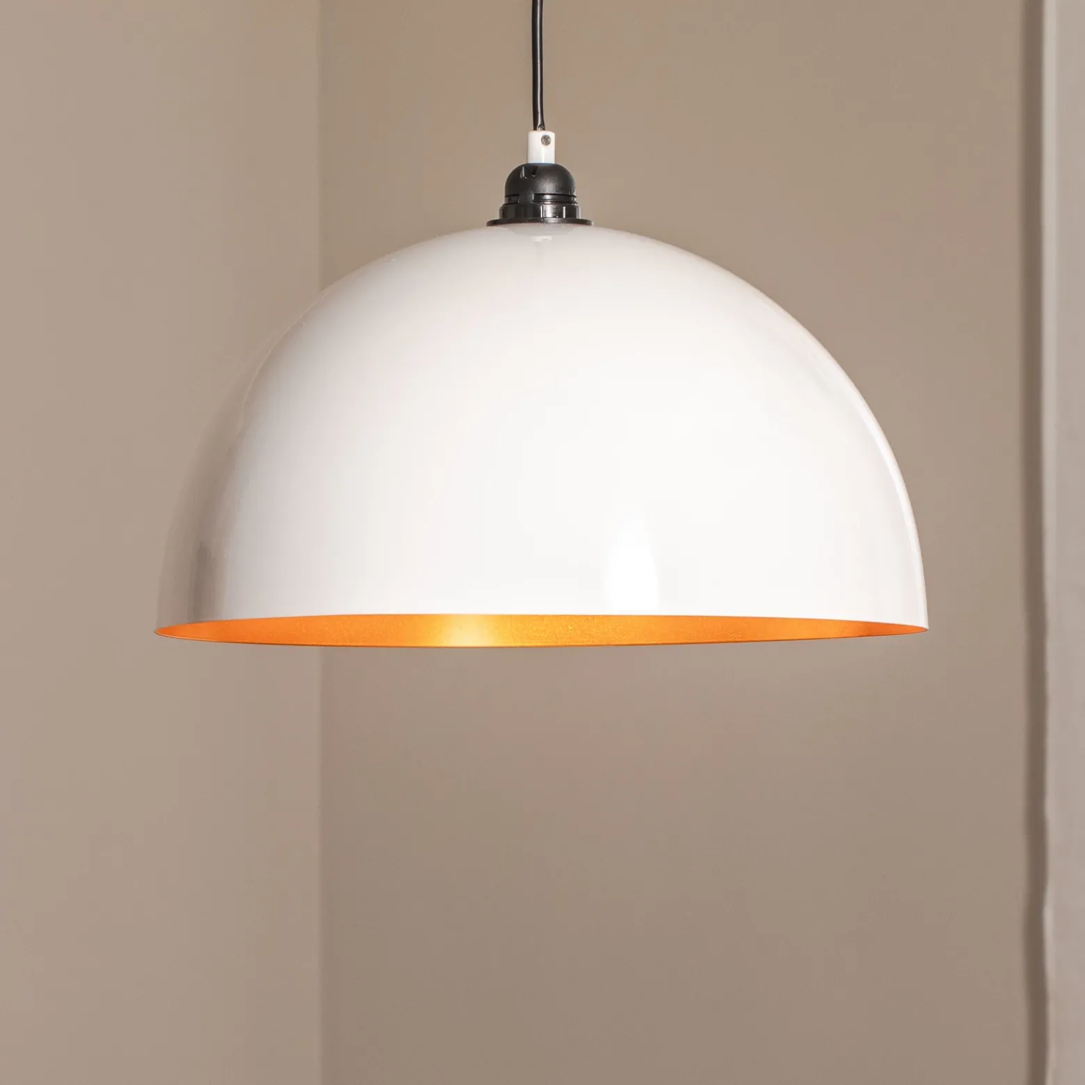 Berceste 232-S lámpara colgante Ø40cm blanco/oro