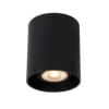 Bodi downlight de techo, redondo, negro, Ø 8 cm, 1 luz, aluminio