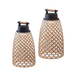 Bover Nans M/49/R Lámpara de mesa recargable para exterior marrón