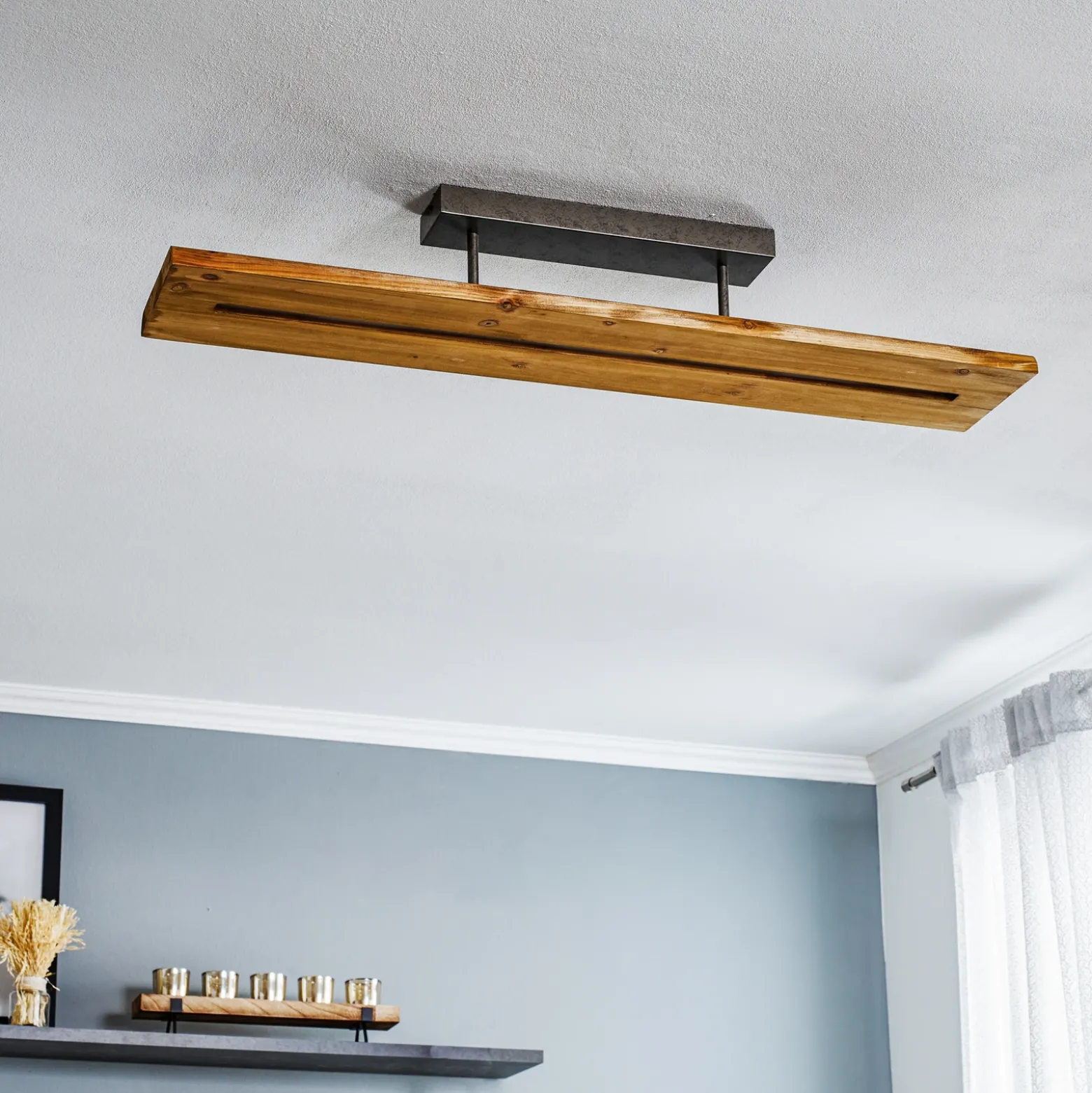 Brad Plafón LED de madera