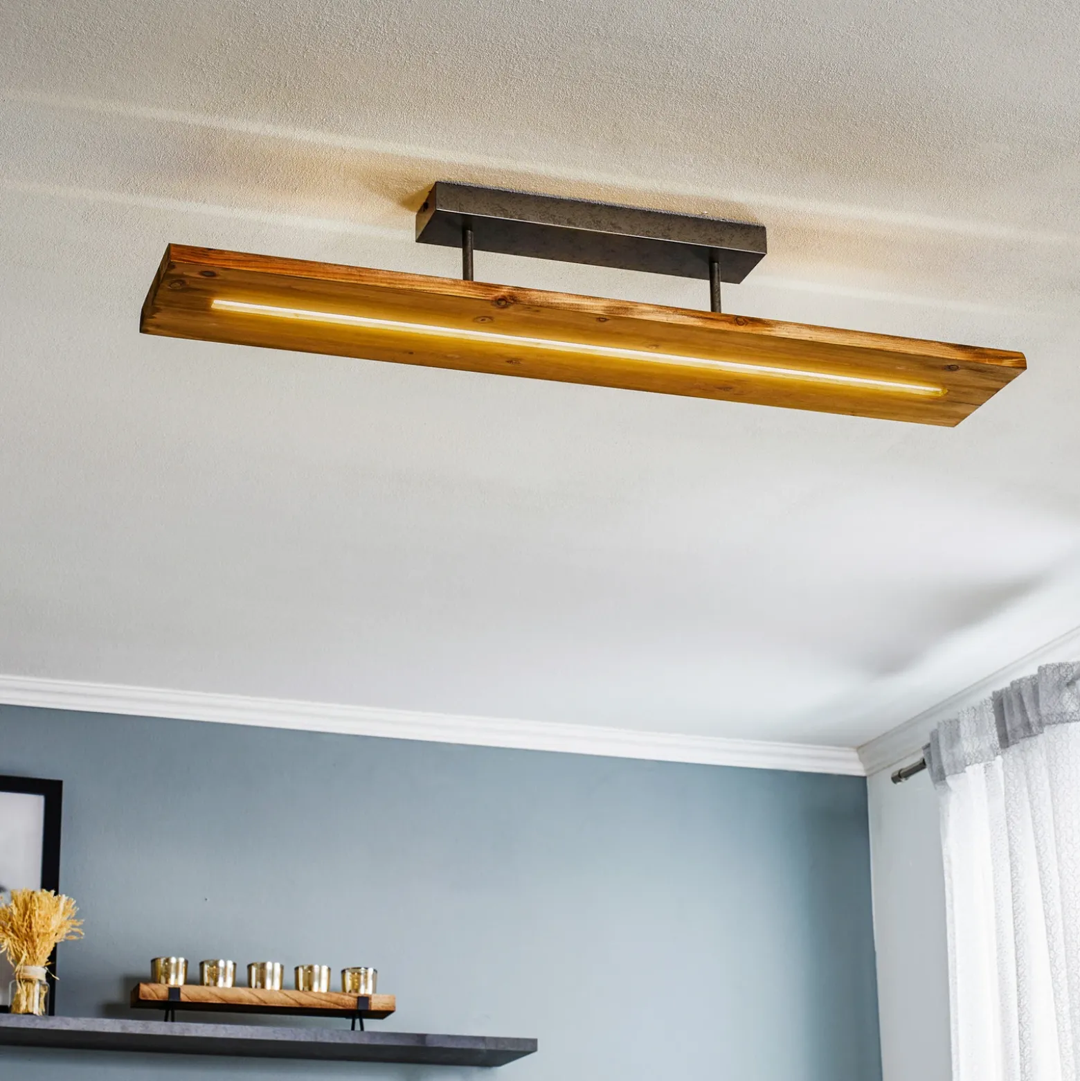 Brad Plafón LED de madera